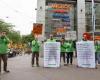 Clima: Greenpeace manifesta nella sede di Migros e Coop