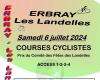 Erbray Les Landelles 6 luglio 2024 partecipanti alla gara ciclistica