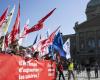 Oltre 15.000 persone manifestano a Berna per gli aumenti salariali