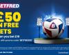 Sostieni il nostro generatore di scommesse 7/1 e richiedi £50 in scommesse gratuite con Betfred