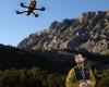 Piotr, pilota di droni ad alta quota, maestro nell’arte di sublimare la montagna di Aix Sainte-Victoire