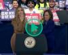 Jennifer Lopez era al fianco di Kamala Harris a Las Vegas