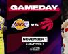 Giornata di gioco: Lakers @ Raptors, 1 novembre