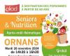 Anziani e nutrizione: incontro, convegno a Ornans