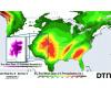 Minime di livello superiore che porteranno forti precipitazioni, potenziali forti nevicate sulle pianure sud-occidentali