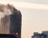 Casablanca: impressionante incendio nella Torre Atlas, in avenue des FAR