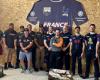 Per i Campionati del mondo di Timbersports, le squadre francese e australiana si sono allenate ad Ariège