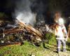 La casa bruciata è stata demolita per evitare che l’incendio riprendesse, a Grandcourt