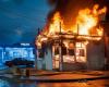 Sospetto incendio in una macelleria vicino a una stazione di polizia