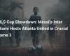 MLS Cup Showdown: l’Inter Miami di Messi ospita l’Atlanta United nella Crucial Game 3