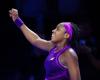 a 20 anni, Coco Gauff vince il suo primo WTA Masters, finendo la suspense