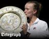 La campionessa di Wimbledon Barbora Krejcikova risponde dopo che il giornalista americano si prende gioco della sua “fronte”