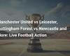 Manchester United vs Leicester, Nottingham Forest vs Newcastle e altro ancora: azioni di calcio in diretta