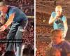 il cantante Chris Martin interrompe lo spettacolo e salva un bambino soffocato dalla folla (video)