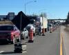 Congestione mostruosa dopo un incidente sull’autostrada Laurenziana