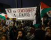 Prima della partita Francia-Israele, una manifestazione “stop genocidio” a Saint-Denis