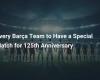 Ogni squadra del Barça avrà una partita speciale per il 125° anniversario