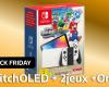 Il Nintendo Switch OLED è ai prezzi del Black Friday con 2 giochi e un abbonamento di 12 mesi a Nintendo Switch Online!