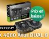 In vendita per il Black Friday, l'Asus RTX 4060 8 GB è disponibile ad un prezzo raramente visto