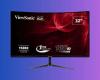 Cdiscount abbatte il prezzo di questo schermo curvo per PC Gamer ViewSonic