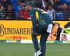 Infortunio al tendine del ginocchio di Glenn Maxwell, video, foto, Australia vs Pakistan, terza nazionale T20