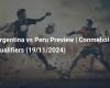 Anteprima della partita Argentina vs Perù | Qualifiche Conmebol (19/11/2024)