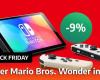 Offerta Black Friday: il Nintendo Switch OLED con il gioco Mario Wonder valutato 18/20 scende di prezzo, ed è raro!