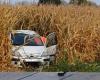 Perde il controllo della sua auto e finisce in un campo di grano nel Maine-et-Loire