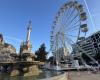 Drome. La ruota panoramica ritorna ai piedi della fontana monumentale di Valencia