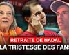 l’emozione dei tifosi di Rafael Nadal dopo la sua ultima partita in carriera