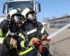 Incendio in un centro di recupero a Etoy