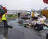 a Bassens, gli ingressi al porto di Bordeaux sono ancora sotto assedio