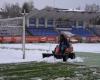 Come appare lo stadio Botoşani poche ore prima della partita dell’FCSB