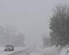 la neve sorprende per la sua intensità nella Manica