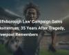 La campagna per la “Legge Hillsborough” prende slancio: 35 anni dopo la tragedia, il Liverpool ricorda