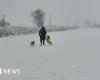 Neve e ghiaccio chiudono le scuole mentre la tempesta Bert incombe