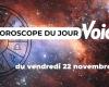 Oroscopo di venerdì 22 novembre 2024