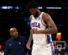 Joel Embiid dei 76ers eliminato contro i Nets, Clippers con gonfiore al ginocchio