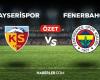 Guarda il riassunto della partita e i gol del Kayserispor Fenerbahçe! (VIDEO) Riassunto esteso del Kayserispor Fenerbahçe! Chi ha segnato i gol, quante volte è finita la partita?