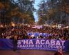 migliaia di persone manifestano a Barcellona contro i prezzi delle case