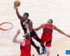 Toronto Raptors contro Miami Heat -Xinhua