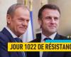 Giorno 1022 di resistenza: Macron discuterà con la Polonia del dispiegamento di forze di mantenimento della pace in Ucraina