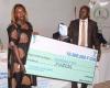 Cerimonia di premiazione dei vincitori della terza edizione dell'iniziativa “Tremplin start-up UEMOA” in Senegal