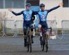 Il sorpasso a tre per Du Mouza (C'Chartres) al ciclocross americano di Poitiers