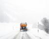 Meteo: la neve disturba la circolazione stradale sulle Alpi