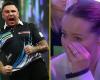 La moglie di Gerwyn Price trattiene le lacrime mentre Welshman vince la classica Ally Pally con morte improvvisa