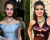 Selena Gomez si emoziona dopo l’incontro con Salma Hayek ai Golden Globes 2025