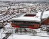 Liverpool e Manchester sotto la neve, grossi disagi