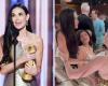 La figlia di Demi Moore è balzata in sua difesa dopo essere stata accusata di aver snobbato Kylie Jenner ai Golden Globes