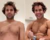 David Dobrik si toglie la maglietta per mostrare gli addominali da Fitness Journey